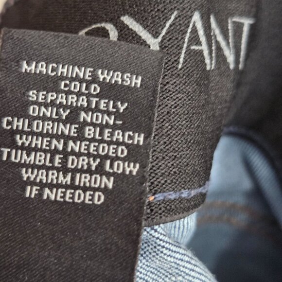 Lane Bryant Women's Denim Jeans Bootcut Low Rise Blue Size 16 Classic - Picture 11 of 12